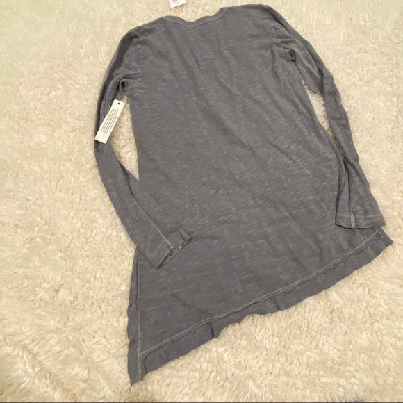 NWT Wilt Asymmetrical Hem Long-sleeve Shirt - Picture 6 of 6